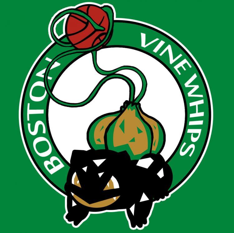 Boston Celtics Pokemon logo iron on transfers